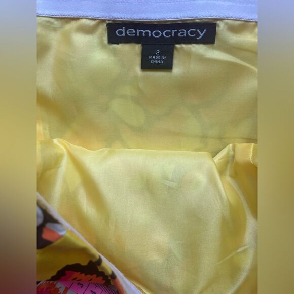 Democracy Groovy Floral Mini Strapless Dress size 2 - Picture 6 of 10